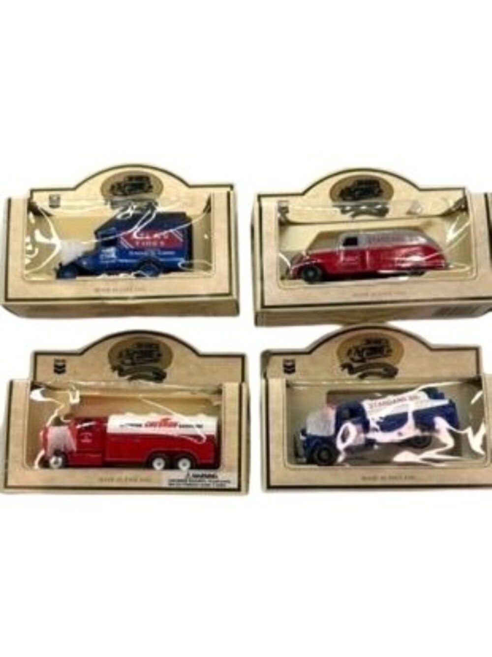 Vintage Lledo Chevron Commemorative Model Diecast Trucks - Lot of 4 (Made in Eng